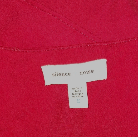 Silence + noise anthropologie red layered sundress sz small *I - Picture 6 of 6